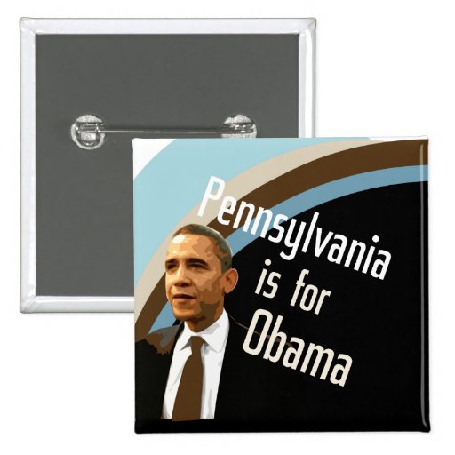 Square Button for Obama in PA