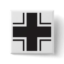Square Button - Luftwaffe World War II by raptour Square Button - Luftwaffe World War II
