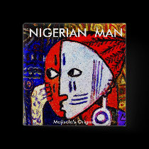 Square Button - Nigerian man 