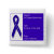Square Button with Indigo Ribbon Logo