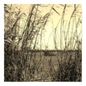 Square Canvas Art: Sepia Boat Ride posters