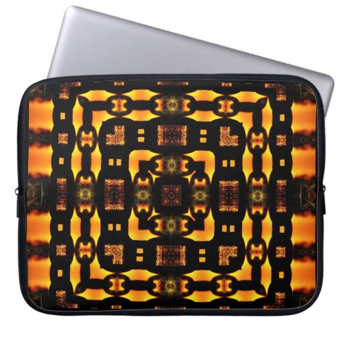 Square Chain Golden Connection Art Notebook electronicsbag