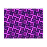 Square Clover Purples Postcard