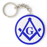 Square &amp; Compasses Keychain