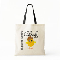Square Dancing Chick bags by chicktshirts Square Dancing Chick bags