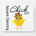 Square Dancing Chick mousepads by chicktshirts Square Dancing Chick mousepads