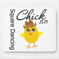 Square Dancing Chick mousepads by chicktshirts Square Dancing Chick mousepads