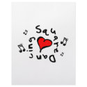 Square Dancing I Heart-Love Gift letterhead by danceteeshirts Square Dancing I Heart-Love Gift letterhead