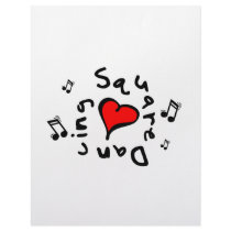 Square Dancing I Heart-Love Gift letterhead by danceteeshirts Square Dancing I Heart-Love Gift letterhead