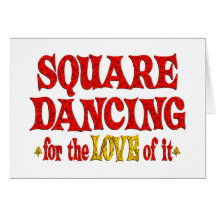 Square Dancing Love Greeting Card