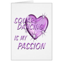 SQUARE DANCING PASSION GREETING CARDS