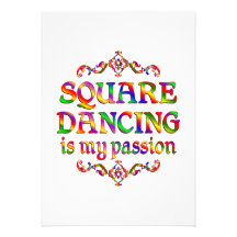 Square Dancing Passion Invites