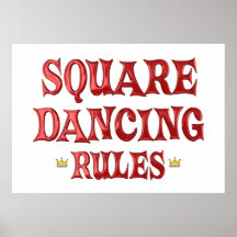 Square Dancing Rules Print