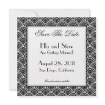 Square Deco Style Custom Invite