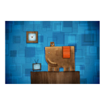 Square Elephant posters