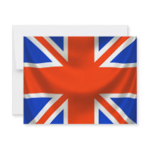 square english flag invitations