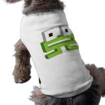 Square frog dog t-shirt