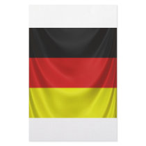 square german flag draped stationery