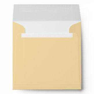 Square Gold Linen Envelopes