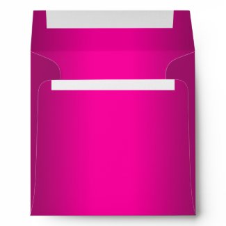 Square Hot Pink Linen Envelopes