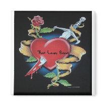 Square Magnet by thatlousyband Square Magnet