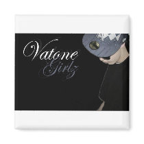 Square Magnet by LOUIE_VATONE Square Magnet