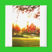 Square Magnet by VIKINGJIM Square Magnet