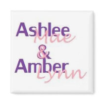 Square Magnet by AshleeandAmber Square Magnet