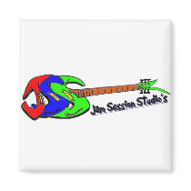Square Magnet by jamsessionstudio Square Magnet