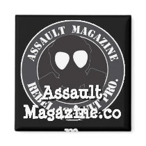 Square Magnet by Assaultmagazine Square Magnet