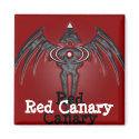 Square Magnet by redcanary10 Square Magnet
