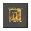 Square Magnet by UNDERGROUNDNETWORKFM Square Magnet