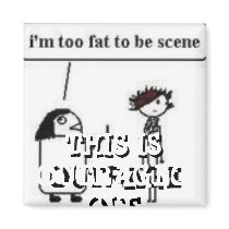 Square Magnet by bluedevilsms14 Square Magnet