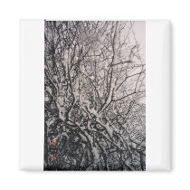 Square Magnet by SAPPYJIM Square Magnet