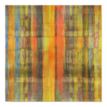 Square Modern Art Earth Colors Poster posters