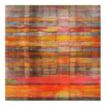 Square Modern Art Gobi Desert Poster Print posters