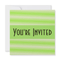 square pattern green invitations by DonnaGraysonAbstract square pattern green invitations