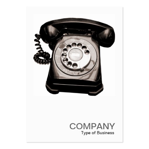 Square Photo 0123 - Old Telephone II Business Card