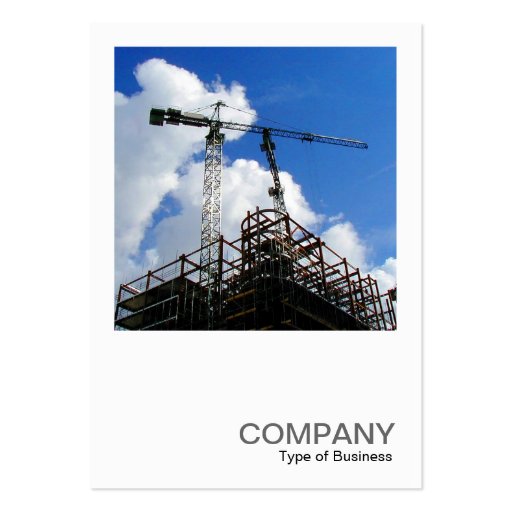 Square Photo 0179 - Tower Cranes Business Card Template (front side)