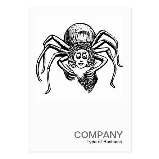 Square Photo 070 - Knitting Spider Business Card Template (front side)