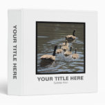 Square Photo (1.5in) - Canada Geese Vinyl Binders
