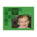 Square Photo Birth Announcement Square Photo Birth Announcement
