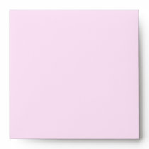 Square Pink Polka Dot Flower Envelopes