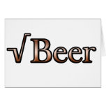 Square Root Beer Card