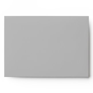 Square Silver Gray Linen Envelopes