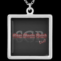 Square Silver Necklace SGB Live Logo necklaces