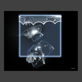 Square Wave Ocean Portal Print