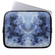 Squared Blue laptop sleeves