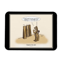 Squared Straight Cartoon Premium Flexi Magnet