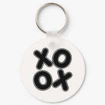 Squared XOXO keychains